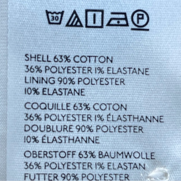 Anthropologie Women Collared Textured Midi Shirt Dress White SZ Small Short Slve - Picture 10 of 13